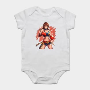 Women MMA fighter Baby Bodysuit